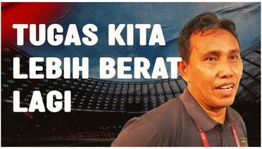 Ekspresi Tegang Bima Sakti saat Pertandingan Perdana Timnas Indonesia U-17