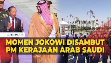 Momen Presiden Jokowi Bertemu PM Kerajaan Arab Saudi Mohammed bin Salman