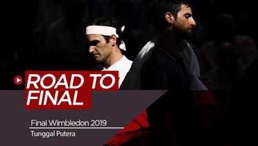Roger Federer Vs Novak Djokovic di Final Tenis Wimbledon 2019