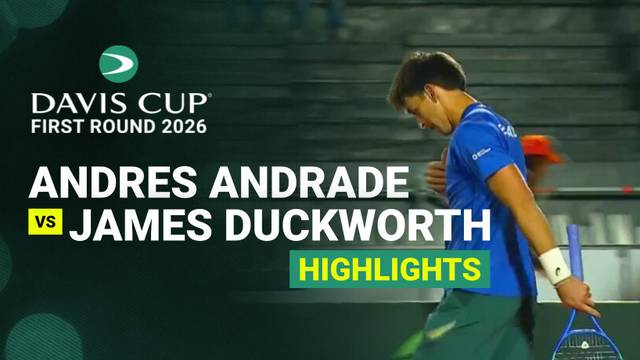 Andres Andrade (ECU) vs James Duckworth - Highlight | Davis Cup 2026