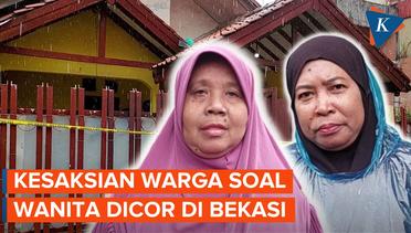Kata Warga soal Kronologi 2 Wanita yang Dibunuh dan Dicor di Bekasi