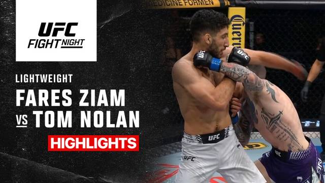 Fares Ziam vs Tom Nolan - Highlight | UFC 2026