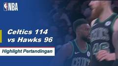 NBA I Cuplikan Pertandingan : Celtics 114 vs Hawks 96