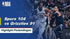 NBA | Cuplikan Pertandingan: Spurs 104 vs Grizzlies 91 | 2019 NBA Preseason