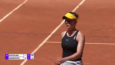 Aliaksandra Sasnovich vs Elina Svitolina - Highlights | WTA Mutua Madrid Open 2023