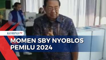 SBY Gunakan Hak Pilihnya di TPS Wilayah Pacitan Bersama Sang Anak, Ibas Yudhoyono