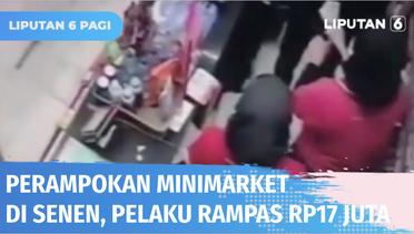Perampokan Minimarket di Senen, Dua Pegawai Wanita Ditodong Sajam dan Diikat Pelaku | Liputan 6