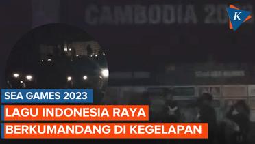 Miris, Lagu Indonesia Raya Berkumandang dalam Kegelapan di SEA Games 2023 Kamboja