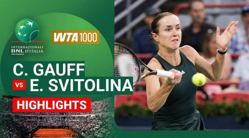Coco Gauff vs Elina Svitolina - Final | WTA 1000: Internazionali BNL D'Italia 2026