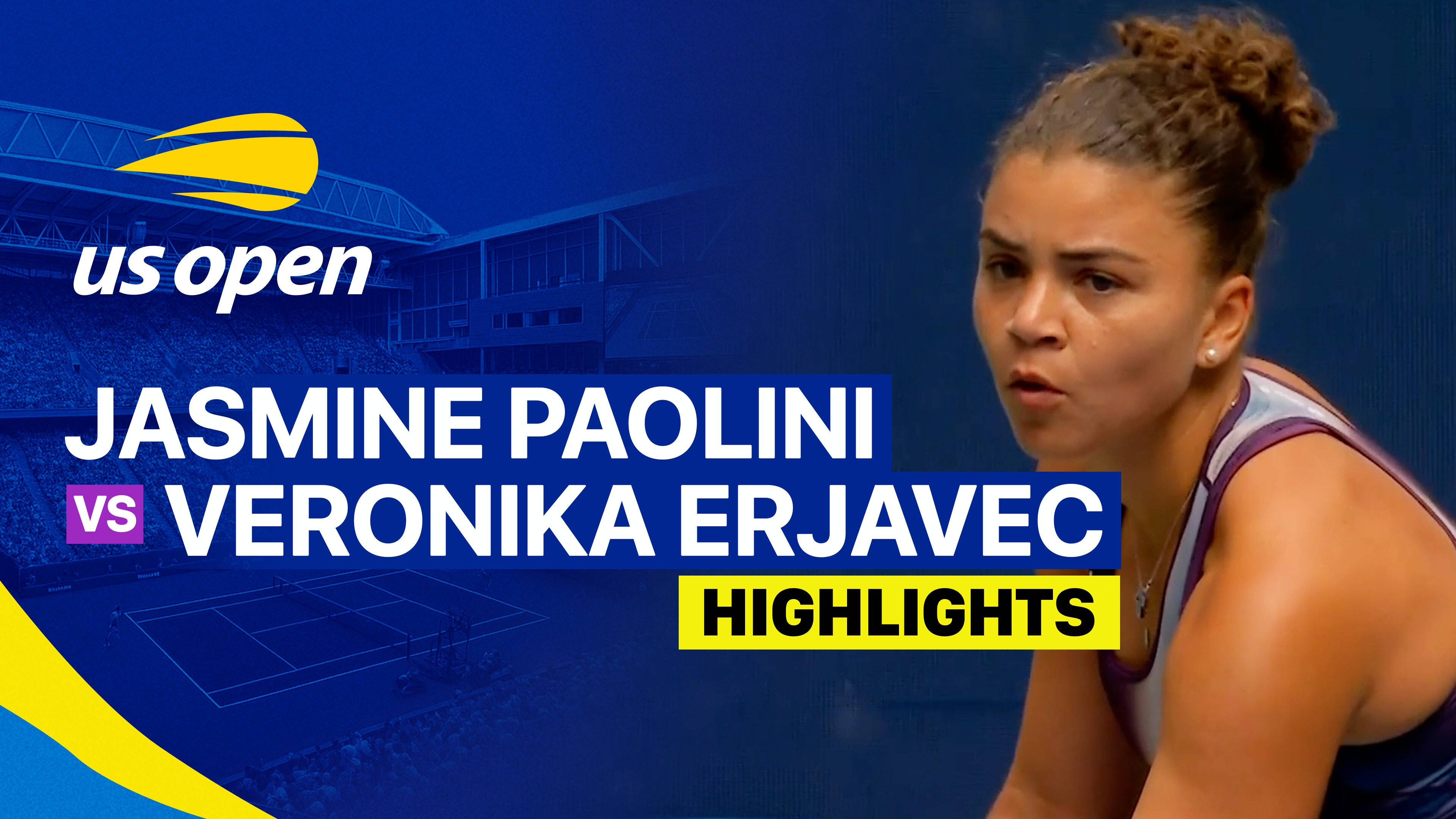 Jasmine Paolini vs Veronika Erjavec - Women's Singles Round 1 | US Open Tennis Championships 2026