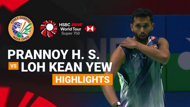 Prannoy H. S. (IND) vs Loh Kean Yew (SGP) - Men's Singles Round of 16 | YONEX-SUNRISE India Open 2026 - Highlight | YONEX-SUNRISE India Open 2026