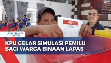 KPU Gelar Simulasi Pemilu Bagi Warga Binaan dalam Lapas