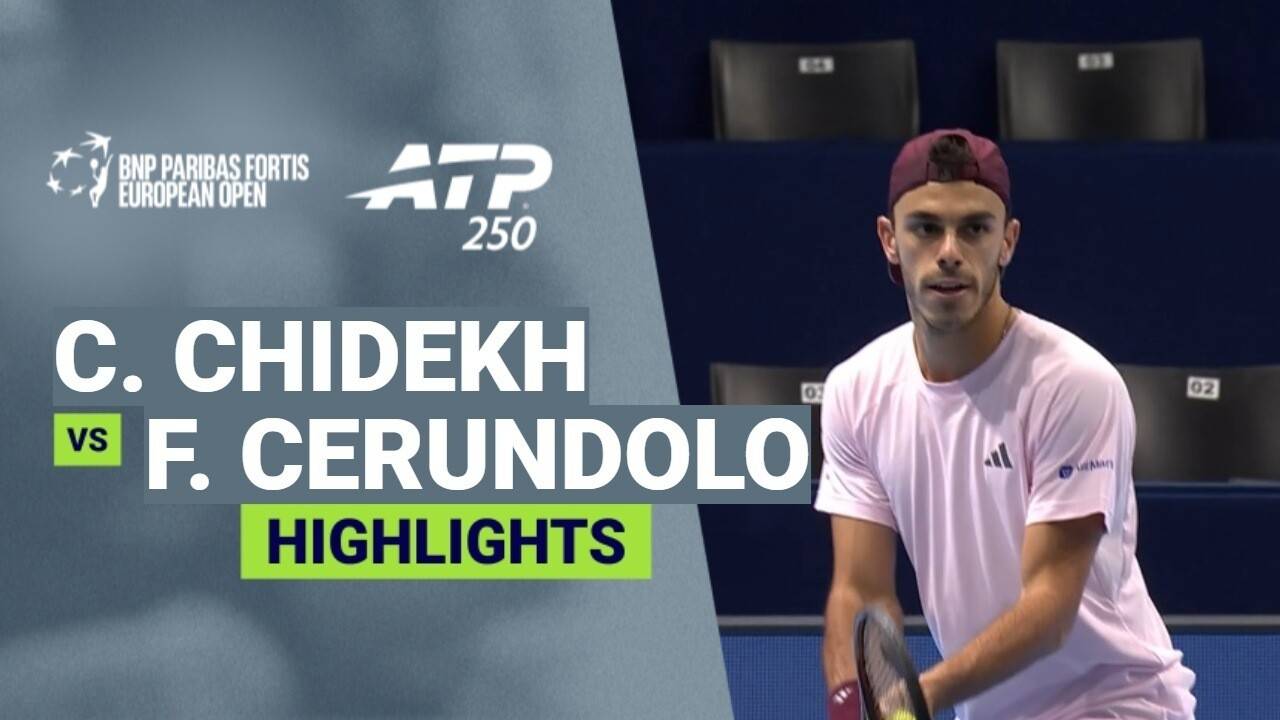 Clement Chidekh vs Francisco Cerundolo - Quarterfinal | ATP 250: BNP Paribas Fortis European Open 2026