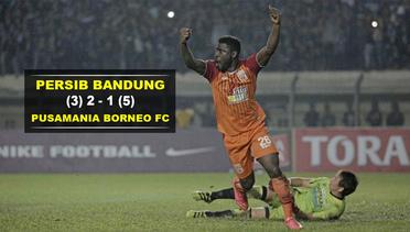 Persib Bandung Tumbang Lewat Adu Penalti Melawan Pusamania Borneo FC