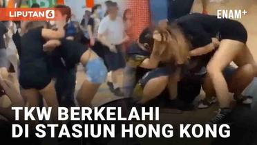 Dua TKW Berkelahi di Stasiun Hong Kong, Diduga Karena Asmara