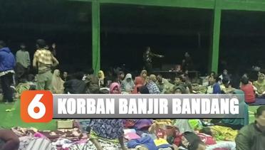 Miris, Ratusan Pengungsi Korban Banjir di Banten Tak Miliki Alas Tidur