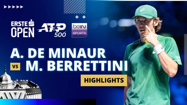 A. de Minaur vs M. Berrettini - Highlight | ATP 500: Erste Bank Open 2025