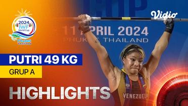 Putri 49 kg - Grup A - Highlights | IWF World Cup 2024