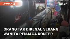 Orang Tak DIkenal Tiba-tiba Serang Wanita Penjaga Konter Pulsa di Parepare