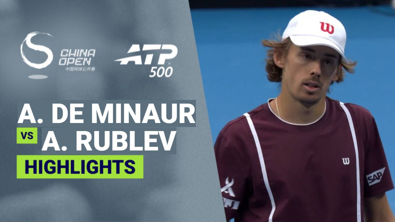 Alex de Minaur vs Andrey Rublev - Quarterfinal | ATP 500: China Open 2026