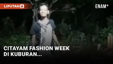 Duh, Niatnya Citayam Fashion Week Tapi Kok di Kuburan...