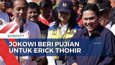 Berikan Pujian untuk Erick, Jokowi: PSSI Berubah Total Sejak Dipimpin Erick