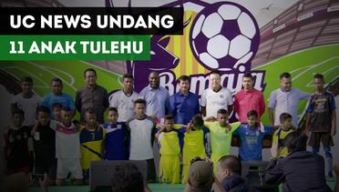 UC News Undang 11 Anak Tulehu untuk Berlatih Sepak Bola di Jakarta