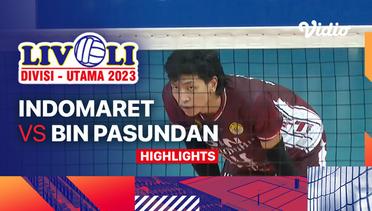 Putra: Indomaret vs BIN Pasundan - Highlights | Livoli Divisi Utama 2023