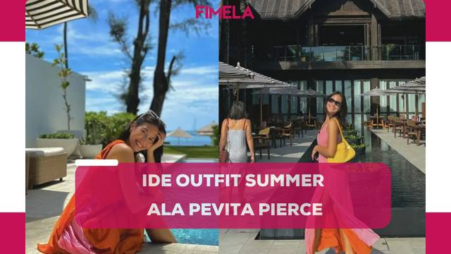 6 Outfit Summer ala Pevita Pierce, Santun Pamerkan Body Goals dengan Gaya Retro