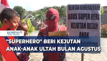 Superhero Beri Kejutan Anak-anak Ultah Bulan Agustus