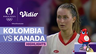 Kolombia vs Kanada - Sepak Bola Putri - Highlights | Olympic Games Paris 2024