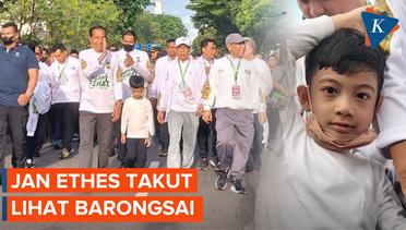 Momen Jan Ethes Temani Jokowi Jalan Sehat Menuju Satu Abad NU di Solo