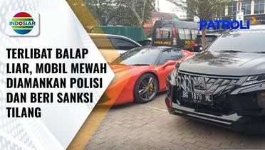 Polisi Amankan Dua Mobil Mewah Ferrari dan Pajero yang Terlibat Balap Liar di Palembang | Patroli