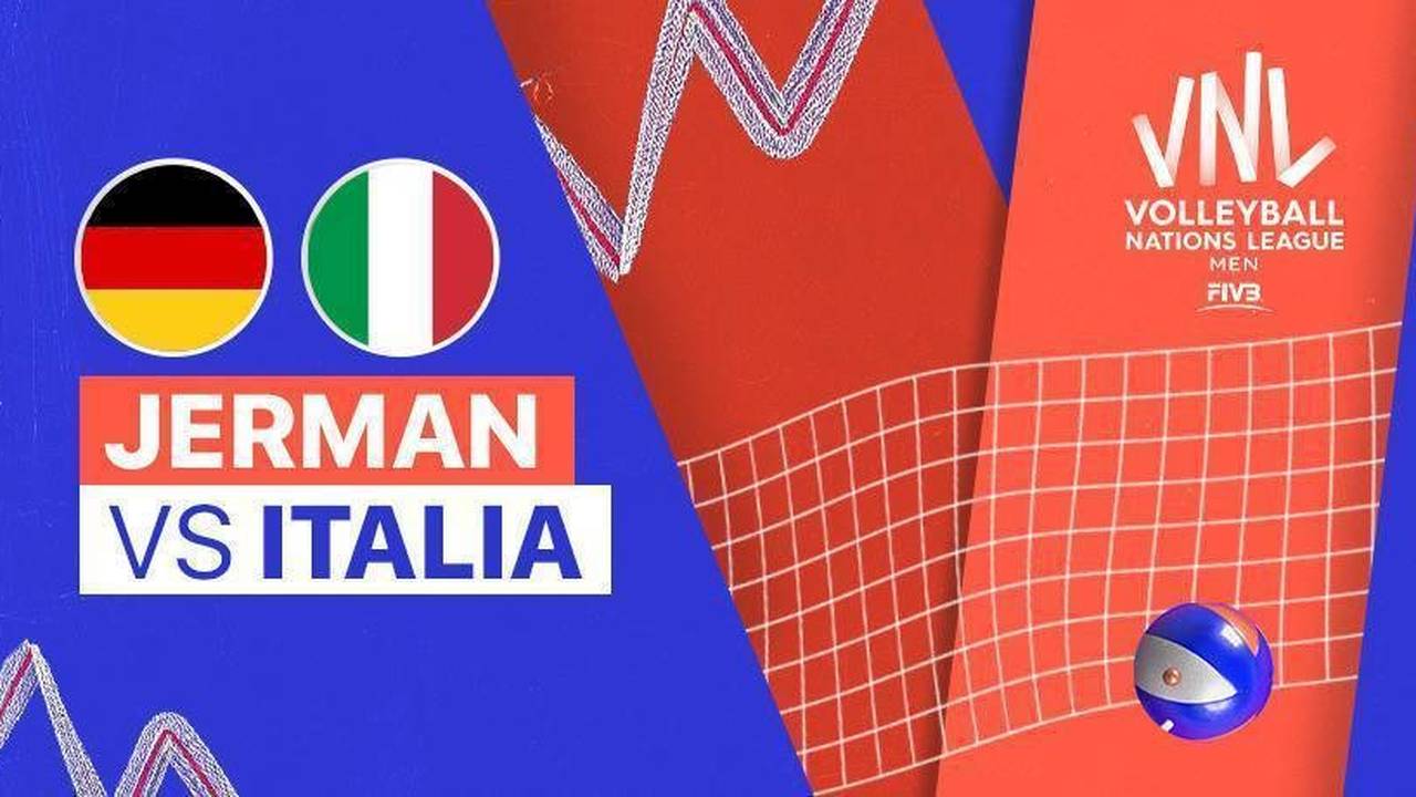 Full Match Jerman vs Italia Men's Volleyball Nations League 2022
