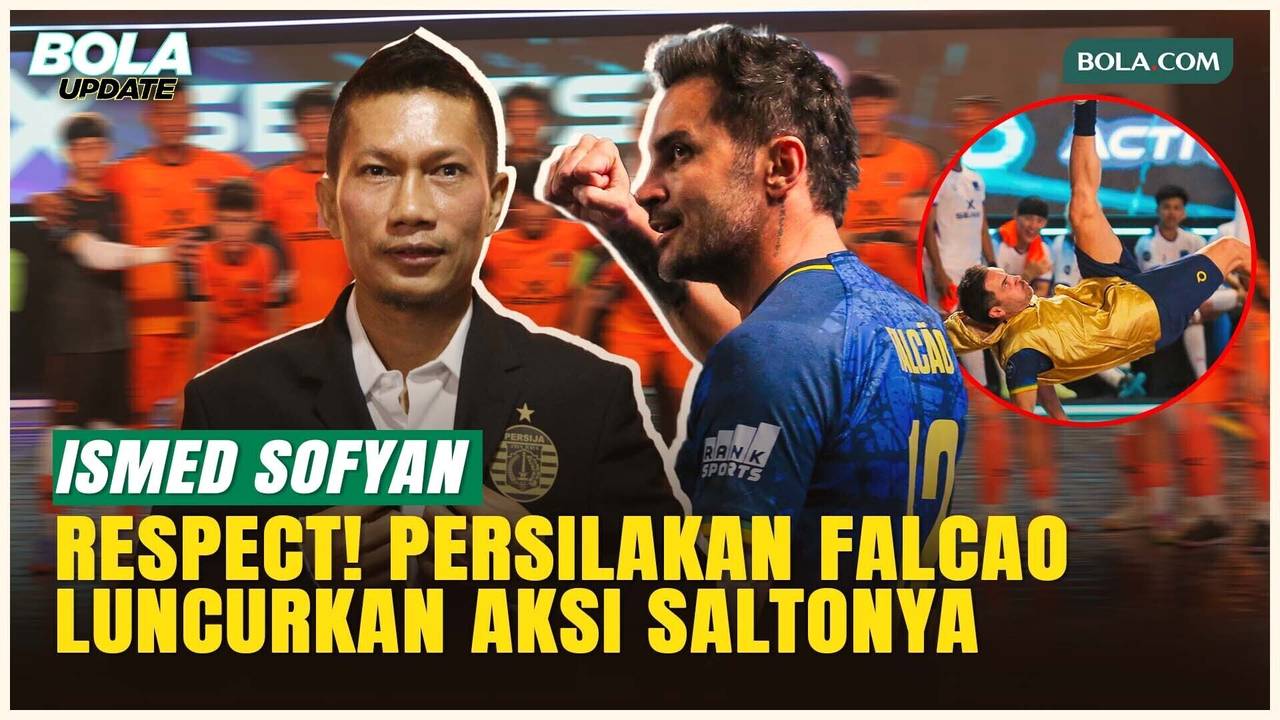 Kelas! Komentar Ismed Sofyan Memberi Ruang Falcao untuk Menampilkan ...