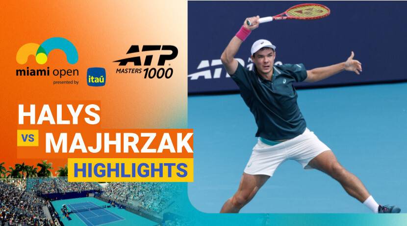 Quentin Halys vs Kamil Majhrzak - Round 3 (Butch Buchholz) | ATP 1000: Miami Open presented by Itau 2026