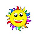 Happy Sun Drawing