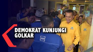 Pengurus Partai Demokrat Sumatera Utara Kunjungi Kantor DPD Partai Golkar
