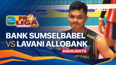 Putra: Palembang Bank SumselBabel vs Jakarta Lavani Allobank Electric - Highlights | PLN Mobile Proliga 2024