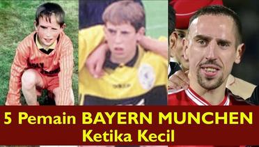Bandingkan 5 Wajah Pemain Top Bayern Munchen Saat Anak-Anak