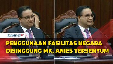 Potret Senyum Anies Saat Hakim Bacakan Mengenai Fasilitas Negara di Hasil Sidang Sengketa Pilpres
