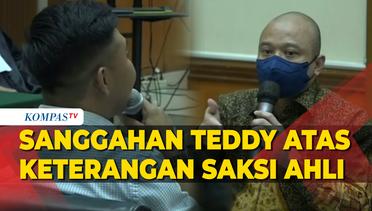 Bantahan Teddy Minahasa Atas Keterangan Saksi Ahli Soal Bukti Chat