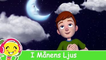 Dalam Cahaya Bulan | Lagu anak-anak dalam bahasa Swedia - HeyKids