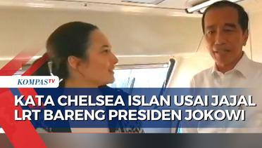 Begini Kata Chelsea islan Usai Jajal LRT Bareng Presiden Jokowi dari Stasiun Jatimulya Bekasi
