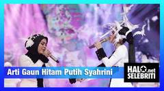 Arti Gaun Hitam Putih Syahrini di Malam SCTV Music Awards 2018