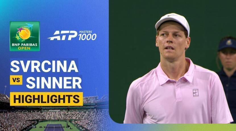 Dalibor Svrcina vs Jannik Sinner - Round 2 | ATP 1000: BNP Paribas Open 2026