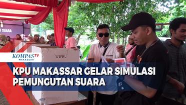 KPU Makassar Gelar Simulasi Pemungutan Suara dengan aplikasisirekap