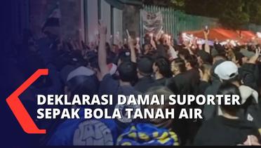 Aksi Solidaritas Tragedi Kanjuruhan, Ribuan Suporter Sepak Bola di Yogyakarta Gelar Doa Bersama
