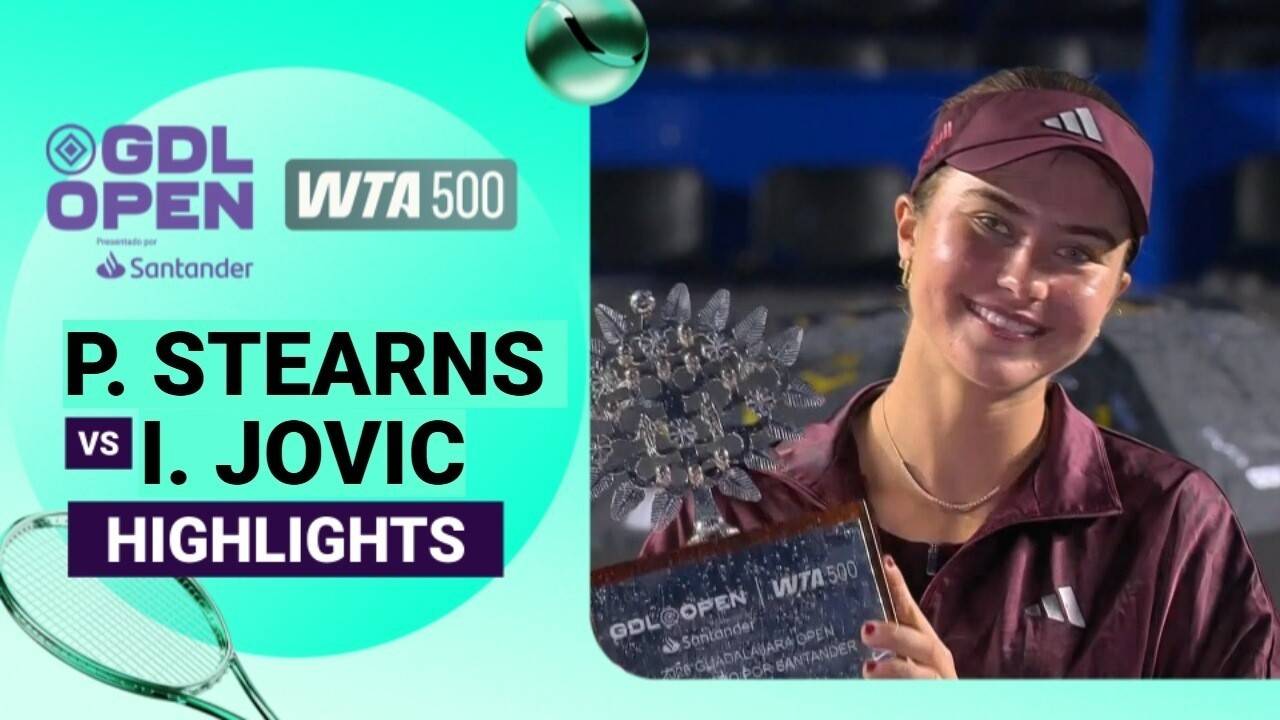 Peyton Stearns vs Iva Jovic - Women's Singles Final | WTA 500: Guadalajara Open presentado por Santander 2026