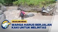 Jalan Penghubung 2 Kecamatan di Flores Timur Putus Akibat Banjir